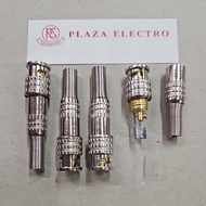BNC JACK COAXIAL TAIL RG59 RG6 BNC TAIL CONNECTOR/ CCTV CONNECTION GOLD TAIWAN GOOD QUALITY BNC CONN