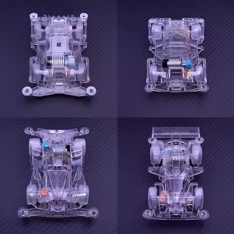 1box DaXing Full Transparent 1/32 Mini 4WD Car 4WD Brothers Clear BROCKEN GIGANT/BEAT MAGNUM/VICTORY