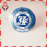 Emblem Grill 20TH Anniversary JAF Blue Car Sticker Accessories - Harapan Mulya