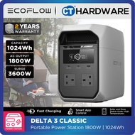 EcoFlow DELTA 3 CLASSIC | DELTA 3 1500 Portable Power Station | 1024WH | 1536WH (1800W, Surge 3600W,