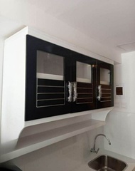 Kitchen Set 3 pintu atas kayu warna