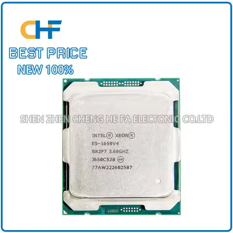 Intel Xeon E5 1650v4 6 Core 12 Thread 3.60GHz 140W LGA2011 CPU processor E5-1650v4
