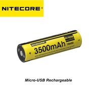 Nitecore NL1835R 3500mAh 18650 Micro-USB Rechargeable Li-ion Battery