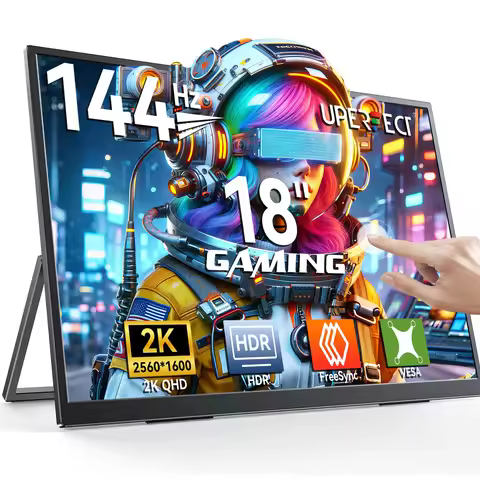 UPERFECT 18Inch 2.5K 144Hz 400Nits Touch Monitor Portable Gaming PC Display Laptop Extended Second S