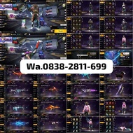 Akun ff season 1,2 on,vaul bejibun Evo gun banyak max