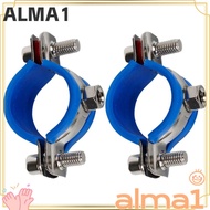 ALA 1Pcs Round Hose Clamp, Fastener Hardware Pipe Fitting Suspension Pipe Holder, 20/25/32/40/50/63m
