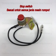Mesin Rumput Suis Stop Switch  BG328 Bg330 Bg430 Mitsubishi TL33 TB33 Fr3001 Tanaka T328 328 Bush Cu