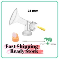 Maymom Flange 24mm Compatible with Trueeluv/Horigen,Spectra Breastpump