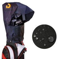 Dynwave Golf Bag Rain Protection Cover Golf Bag Cover Waterproof Oxford Cloth Reusable Stand Bags Black Protective Golf Bag Rain Hood