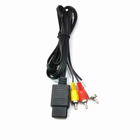 1PCS 1.7m For Nintendo 64 Audio Tv Video Cord Av Cable To Rca For Super Nintend Game Cube N64 Snes