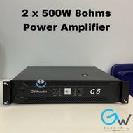 GW Acoustic (Class H) 2 x500W 8 Ohm 2 Channel Power Amplifier