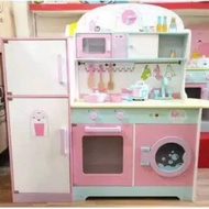 Terbaru PRELOVED MAINAN ANAK KITCHEN SET KAYU MASH BAGUS HARUS KARGO OR GRAB Viral