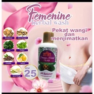 Ready stock Feminime Wash Hygiene Wash Personal Care  Jamu Bonda