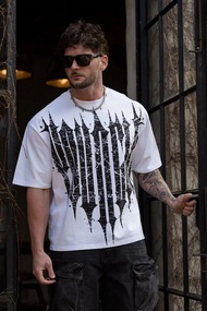 Youngla Nam Oversize Áo Thun Cotton Cổ Tròn Ngắn Tay Thể Dục Chạy Bộ Thể Thao Phong Cách Mùa Hè