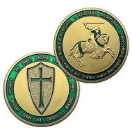 Armor Warrior Shield Knight Commemorative Coin