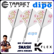 TARGET K-FLEX SMASH (Junya Koikawa Model) 【 No.2 Standard 】Hard Material Darts Flight - TARGET Darts