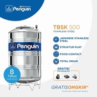 Tangki Air PENGUIN Stainless TBSK 500 Toren 500L Tandon 500 Liter