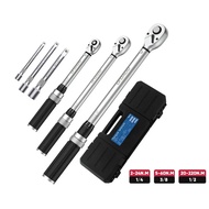 High-precision 1/4" 2-24N.m 3/8" 5-60N.m 1/2" 20-220N.m Torque Wrench Set Preset Adjustable Torque R