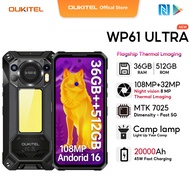 OUKITEL WP61 ULTRA 36GB+512GB​​ Thermal Imaging Phone 5G smartphone FHD+ 120Hz  6.7“ 108MP+32MP Resf