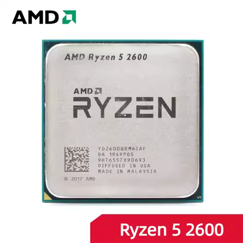 AMD Ryzen 5 R5 2600 3.4GHz 6-Core 12-Core CPU Processor Socket AM4