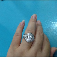 Big diamond zicron ring