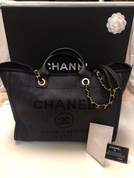 全新Chanel 手提包deauville tote bag 2020專門店斷貨版 /低調輕鬆款