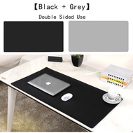 Large Gaming Mouse Pad Gamer Waterproof PU Leather Suede Desk Mat Computer Mousepad Keyboard Table C