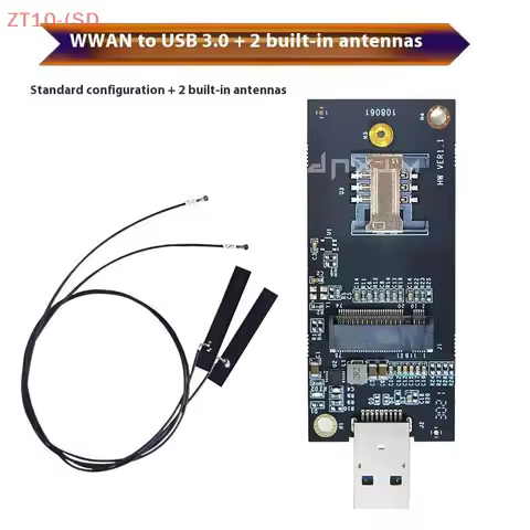1 Set DW5821E M2-NGFF DW5811e DW5816E EM7455 L860-GL USB3.0 Expansion Card For 3G/ 4G/ 5G LTE Module