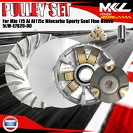 PULLEY SET For Mio 115 Al115c Miocarbu Sporty Soul Fino Nouvo 5LW-E7620-00 Parts