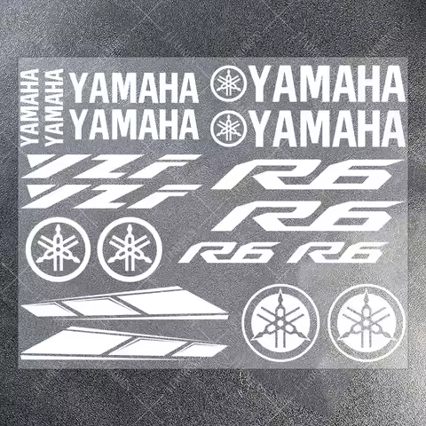 For Yamaha R6 Sticker Logo Motorcycle Tank Yzf R6 Decal Vinyl Kit