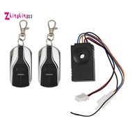 Ebike Alarm System 36V 48V 60V 72V with Two Switch for Electric Bicycle/Scooter Ebike/Brushless Cont