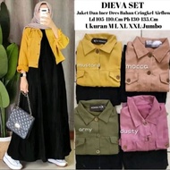 DIEVA SET | SETELAN WANITA REMAJA DEWASA | SET GAMIS OUTER