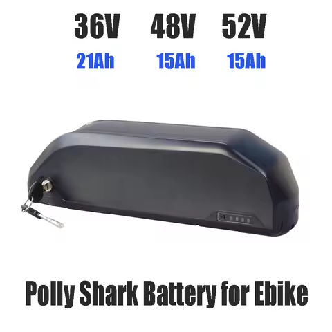 Reention DP6 Polly Shark Ebike Battery 36V 48V 52V 18650 Lithium Battery 13Ah 18Ah 18Ah for Bafang B