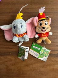 《小飛象》Dumbo & Timothy 公仔掛飾 (迪士尼100週年版)