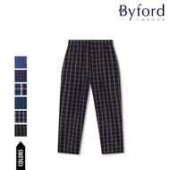 Byford Seluar Tidur Lelaki | (1 Pcs) Byford Mens Woven Cotton Long Pants Pyjamas Assorted Color - BP