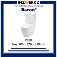 Baron W888 One Piece Toilet Bowl