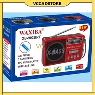 BARU DATANG Radio Waxiba XB-903URT Radio FM AM SW Klasik Portabel Isi Ulang