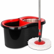 Easy Spin Mop Stainless Steel with 2 Microfibre Mop Heads