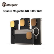 Fotogear Square Magnetic ND Filter Kit ND8/16/32/64 for fotorgear iPhone series Cage Metal Phone Cas