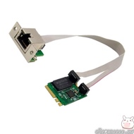 ELEGA M 2 A+E 2 5G Ethernet Card Networks Card PCIExpress RTL8125B Industrial Control Networks Adapt