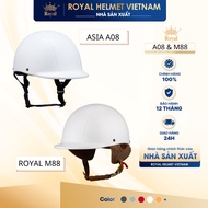 [MANUFACTURER] [WHITE NS] ASIA A08 & M88 1/2 Head Helmet Series Genuine Best Selling Fashion for Men