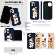 🇰🇷 KOREA 9C9C DESSERT MEONG Poodle Dog ARMOUR CASE 韓國 9C9C 甜品動物篇 全包 帶防摔效能 手機保護套  (適用於多款手機型號) iPhone14 iPhone 14 系列 iPhone13 iPhone12 iPhone11 iPhoneX 適用於 三星 Samsung Galaxy S10 Galaxy S20 Galaxy S21  Note 20 Ultra Galaxy S22 S22+ S22 Ultra 最新推出 正貨 韓國空運到港