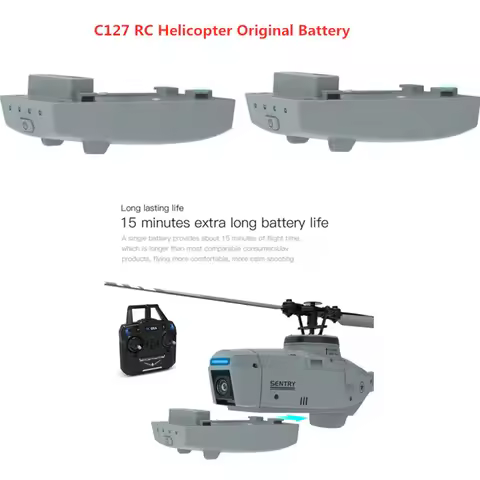 C127 Sentry Helicopter Battery Accessories Original Battery for C127 RC Drone Battery C127 Helicopte
