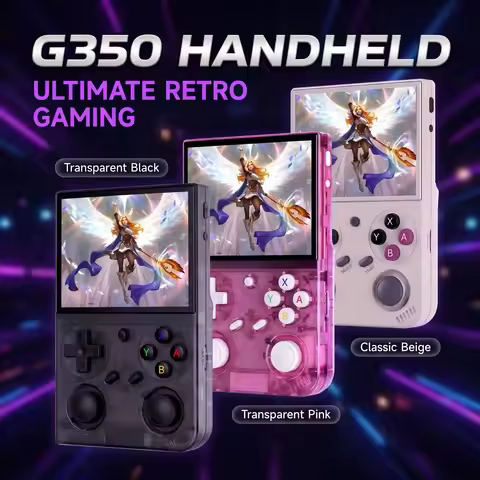G350 Handheld Game Console 3.5'' IPS Screen Linux System Dual Joystick Vibration Motor Retro Portabl