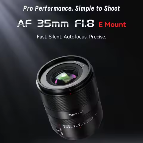 7artisans 35mm F1.8 Auto Focus Protrait Lens Full Frame Wide Aperture Camera Lens for Sony A6400 A7I