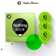 Elephant Condom Nothing 003 Ultra Thin (3's)