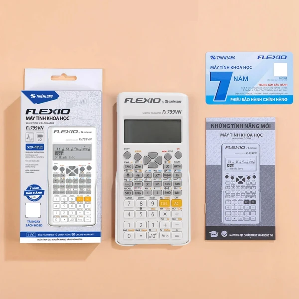 Máy Tính Khoa Học Flexio - Thiên Long fx-799VN - Màu Trắng 2