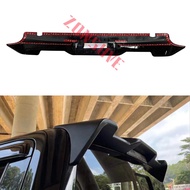 For Ford Raptor F 150 F-150 F150 2015-2020 Year Roof Spoiler Black Carbon Fiber Look Rear Wing Sport