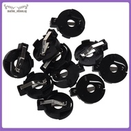 [marlon_edison.] CR2016 2025 2032 Coin Cell Button Battery Holder Socket Black 10 Pcs