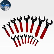 MyriadU 7mm-31mm Metric Single Open End Wrench Offset Angle U-Shaped Spanner Flat Head ening For Aut